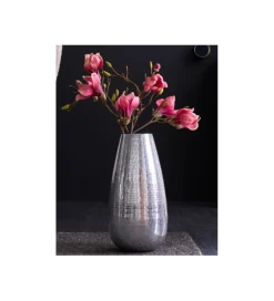 Wazon ORIENT 25 cm srebrny