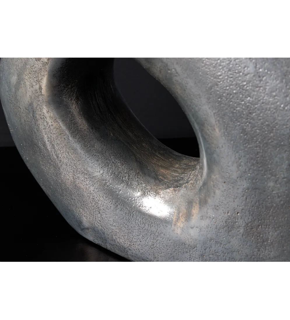 Wazon RING 30 cm ciemnoszary