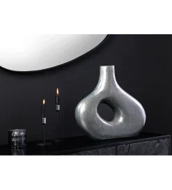 Wazon RING 30 cm ciemnoszary