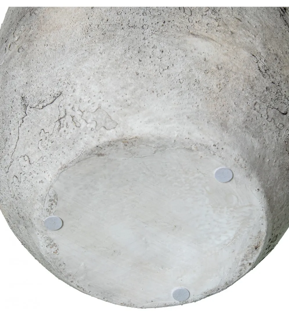 Wazon RUSTIC 20 cm ceramika szary