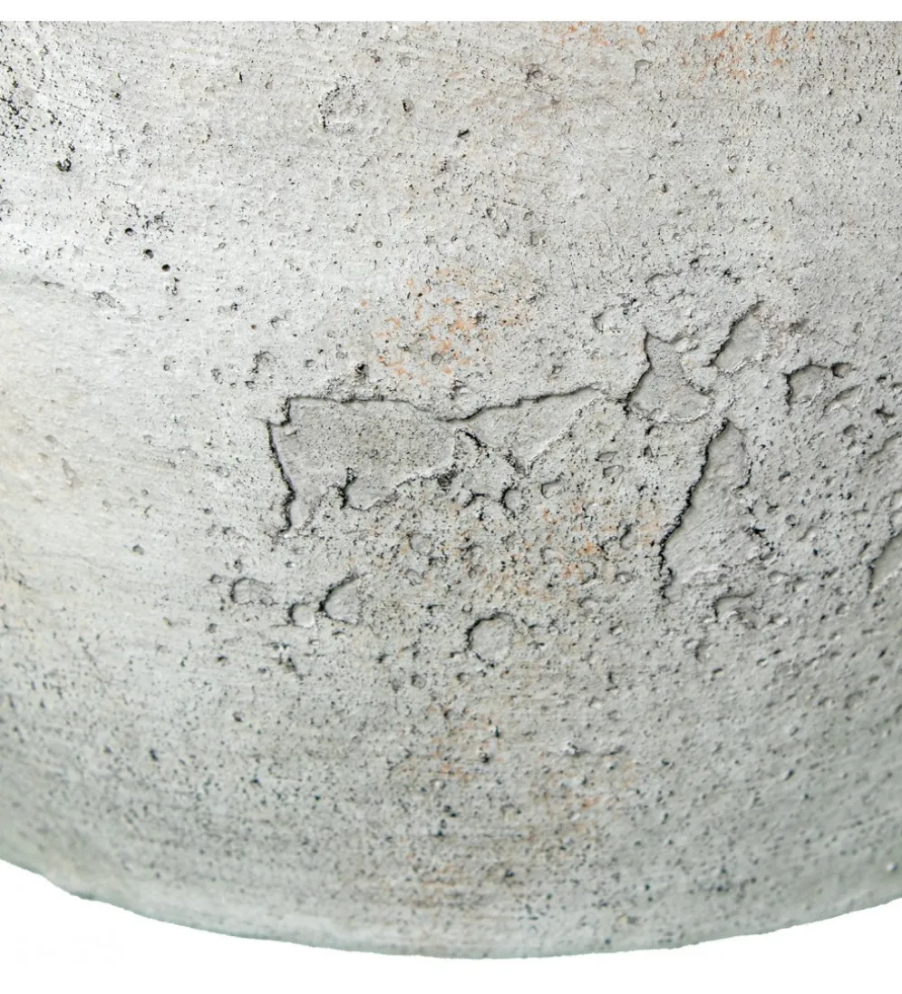 Wazon RUSTIC 20 cm ceramika szary