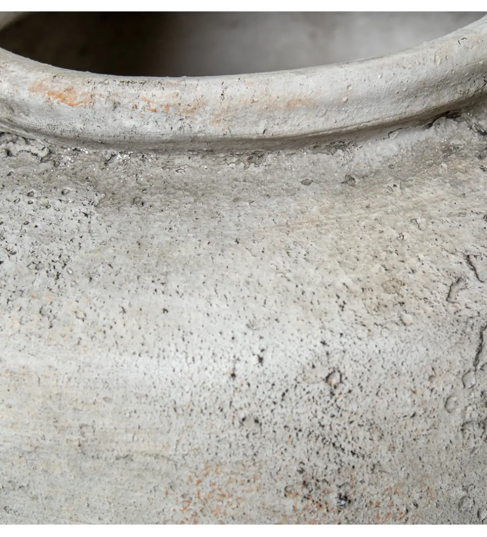 Wazon RUSTIC 20 cm ceramika szary