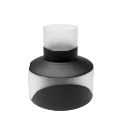 Wazon Shadow 34 cm czarno biały