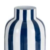 Wazon STRIPERSY 30 cm biały niebieski