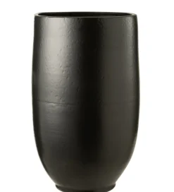 Wazon YING 90 cm ceramika czarny