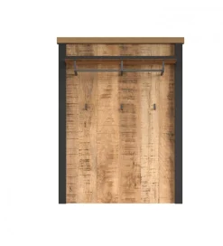 Wieszak do przedpokoju ENNA 73 cm w optyce drewna mango