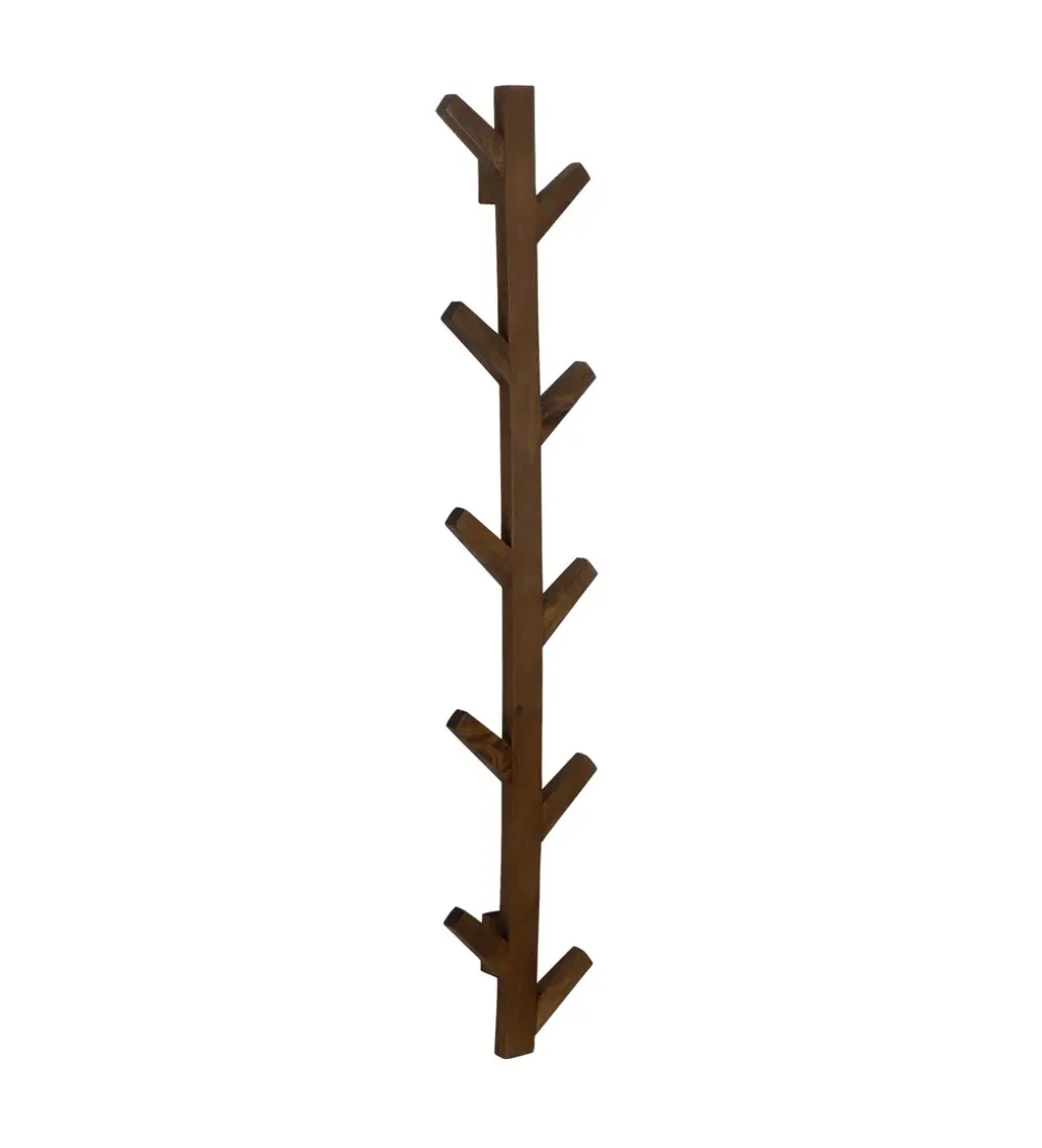Wieszak MIELTERA 123 cm drewno mango