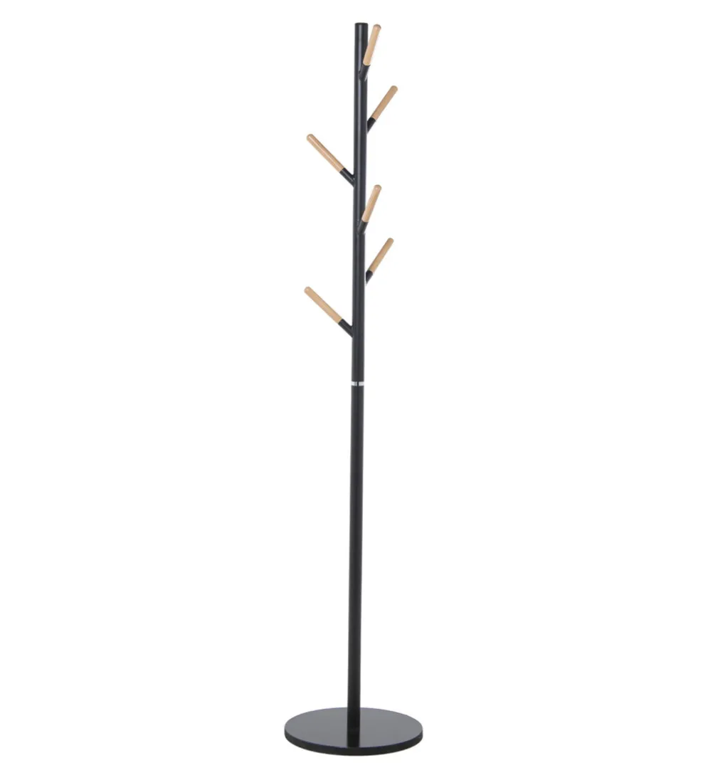 Wieszak stojący PERCHERMI 172 cm czarny