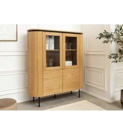Witryna ATELIER 140 cm kolor naturalnego dębu