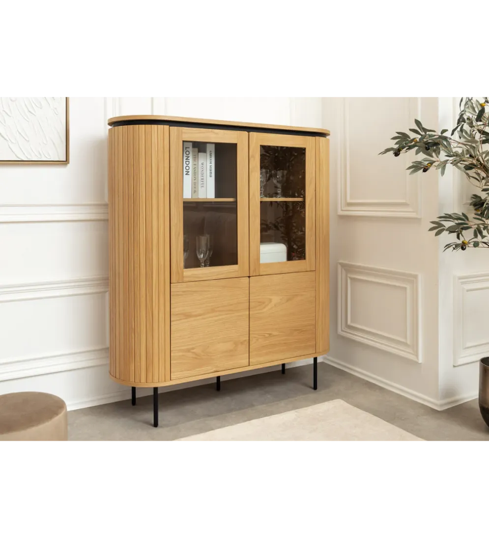 Witryna ATELIER 140 cm kolor naturalnego dębu
