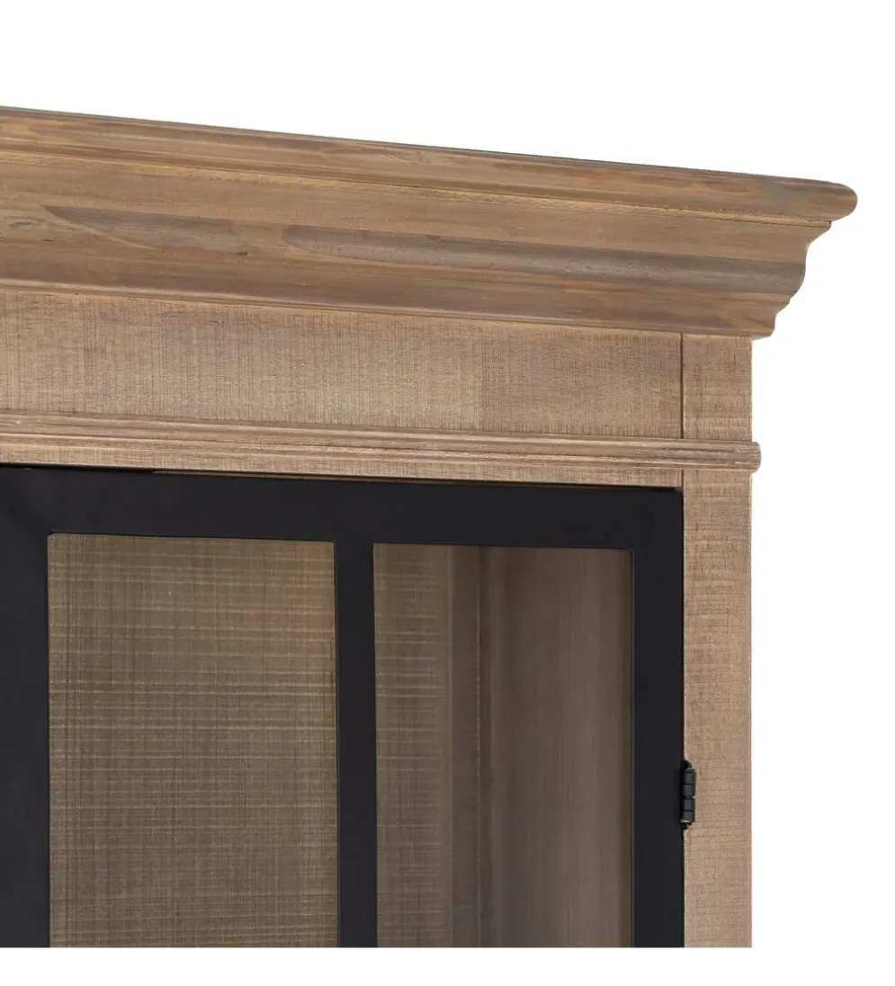 Witryna COTTAGE 135 cm drewno sosny