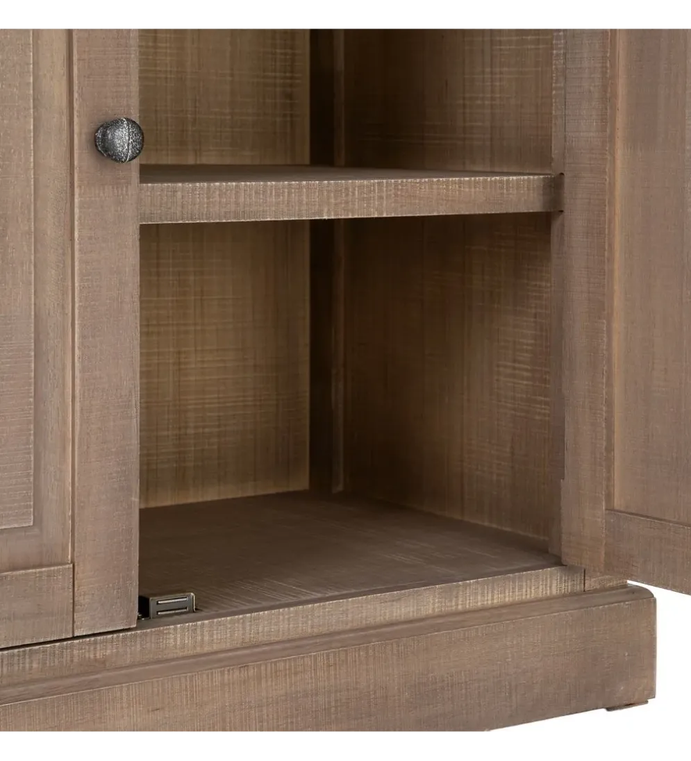 Witryna COTTAGE 135 cm drewno sosny