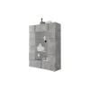 Witryna DAMA 121 cm w optyce betonu