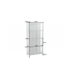 Witryna OLIMPIA 80 cm czarna