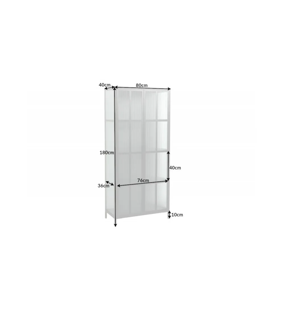 Witryna OLIMPIA 80 cm czarna