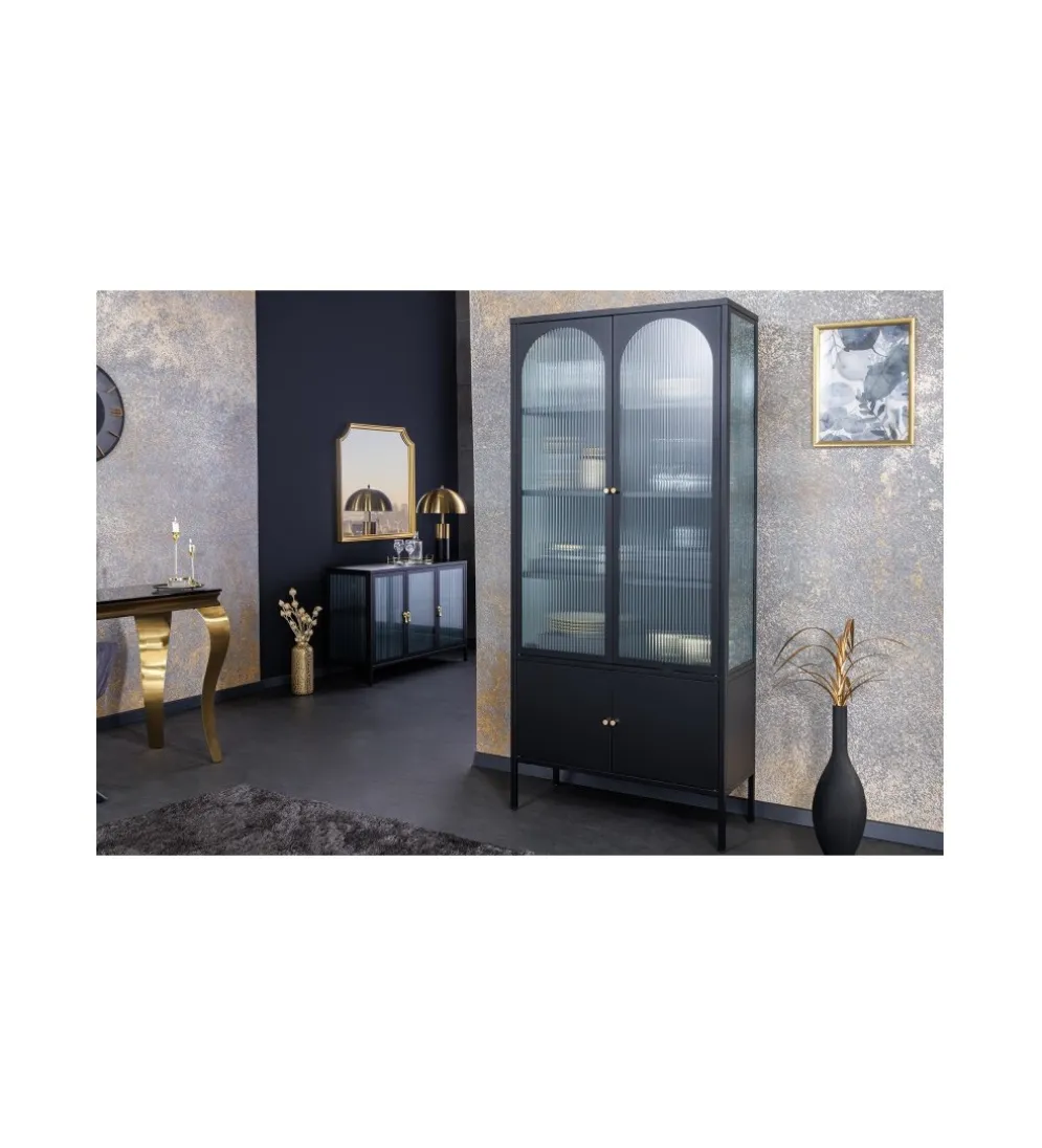 Witryna OLIMPIA III 80 cm czarna