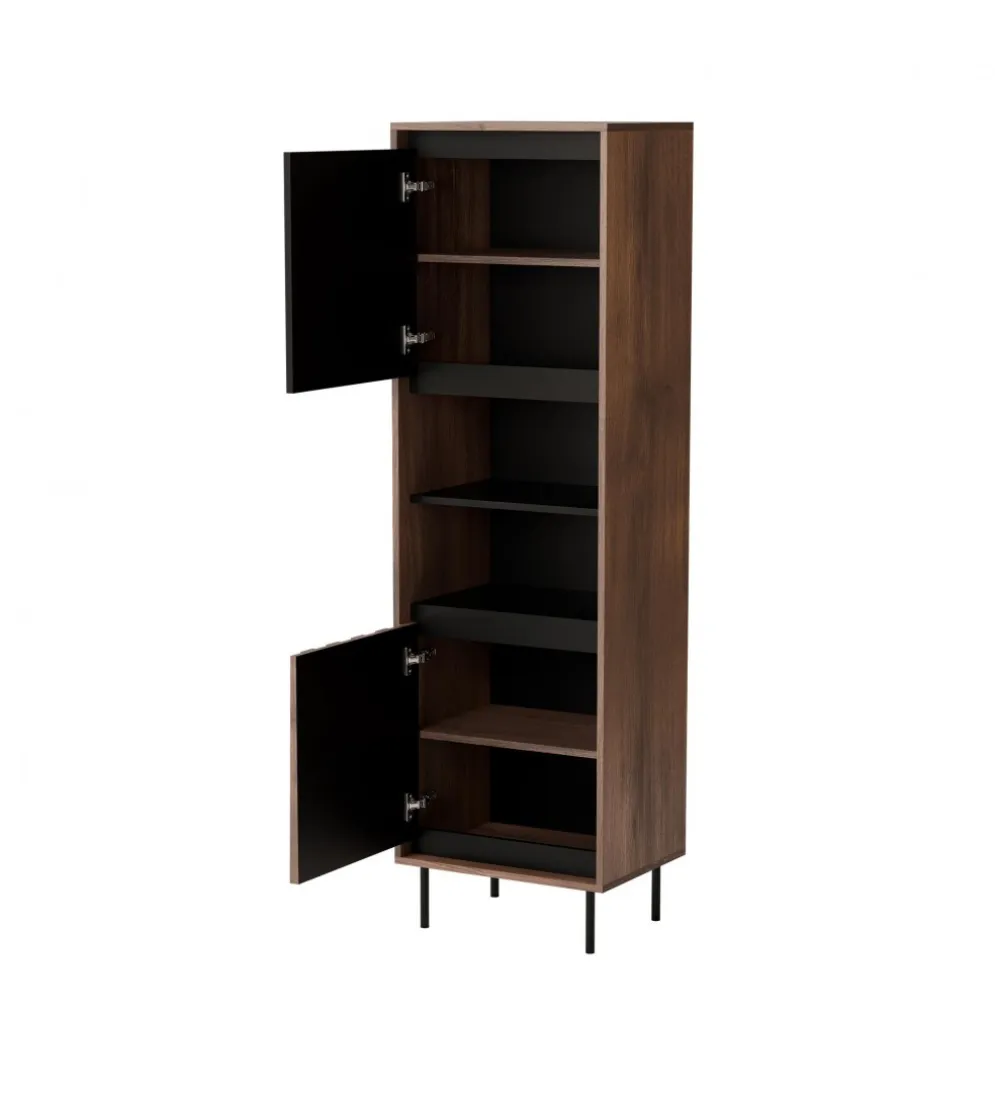 Witryna SWING 53 cm w optyce orzecha