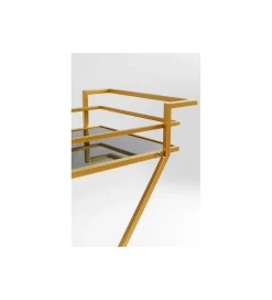 Wózek do serwowania Trolley Piramids 65 cm złoty