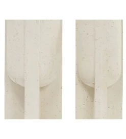 Zestaw 2 donic FERVA 101 cm 80 cm biała
