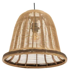 Zestaw 2 lamp wiszących WIESEM 41 i 33 cm naturalne