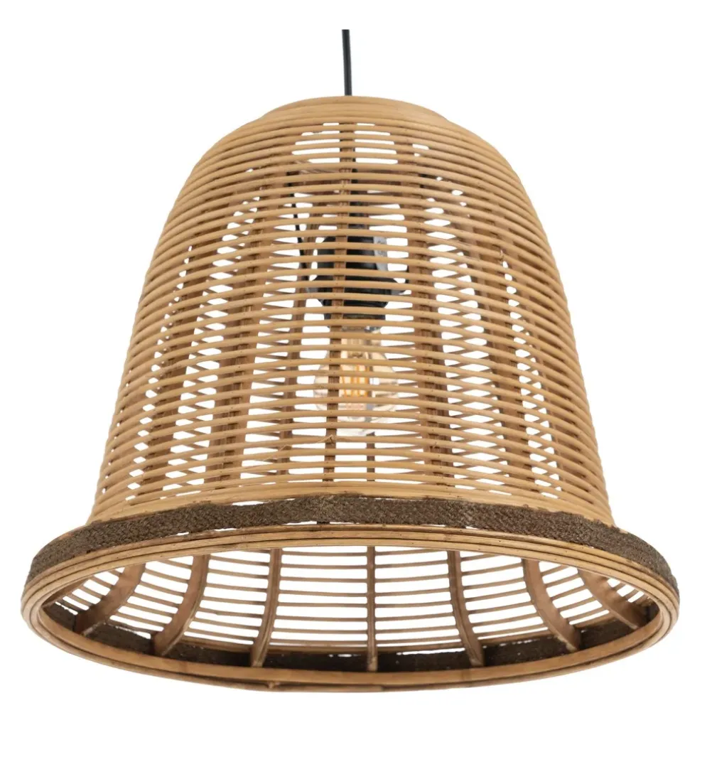 Zestaw 2 lamp wiszących WIESEM 41 i 33 cm naturalne