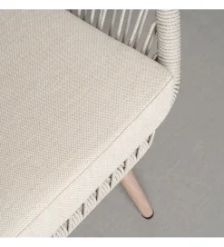 Zestaw ogrodowy DUNA sofa 153 cm dwa fotele 74 cm stolik 66 cm