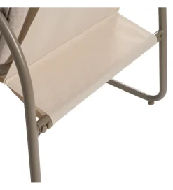 Zestaw ogrodowy OMAMA Szary 2 fotele + sofa + stolik