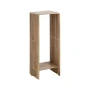 Zestaw 2 regałów BELLAMONTE drewno teak 86 cm 68 cm