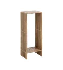 Zestaw 2 regałów BELLAMONTE drewno teak 86 cm 68 cm