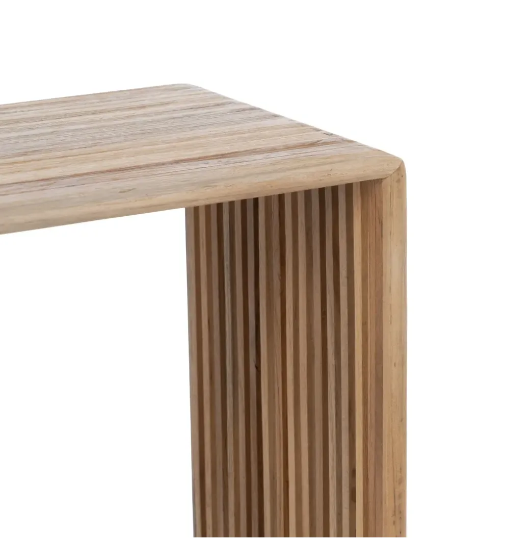 Zestaw 2 regałów BELLAMONTE drewno teak 86 cm 68 cm