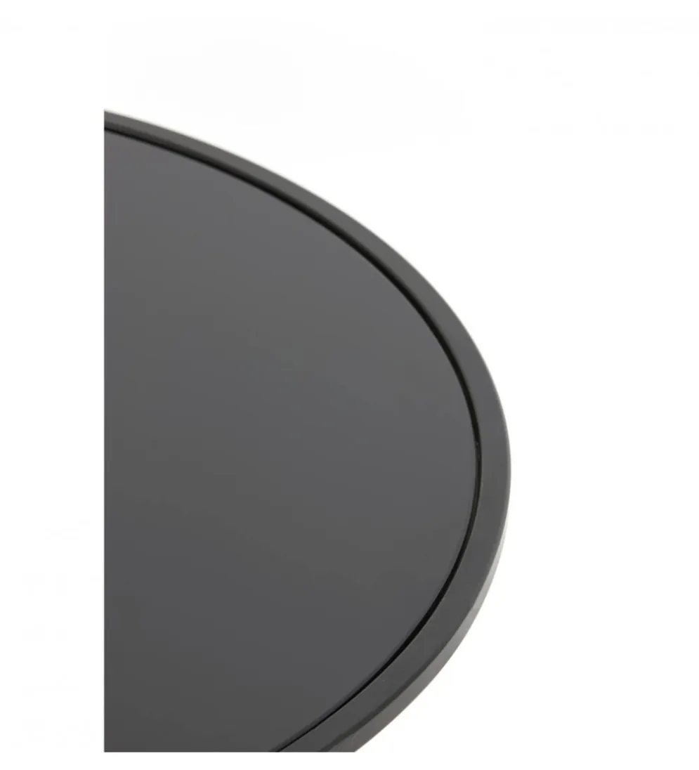 Zestaw 2 stolików kawowych DUARTE 65 cm 75 cm czarne