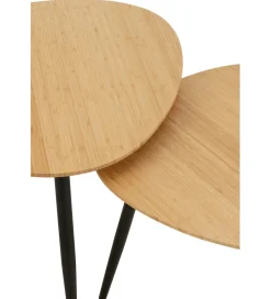 Zestaw 3 stolików kawowych PALETTE 56 cm 52 cm 47 cm