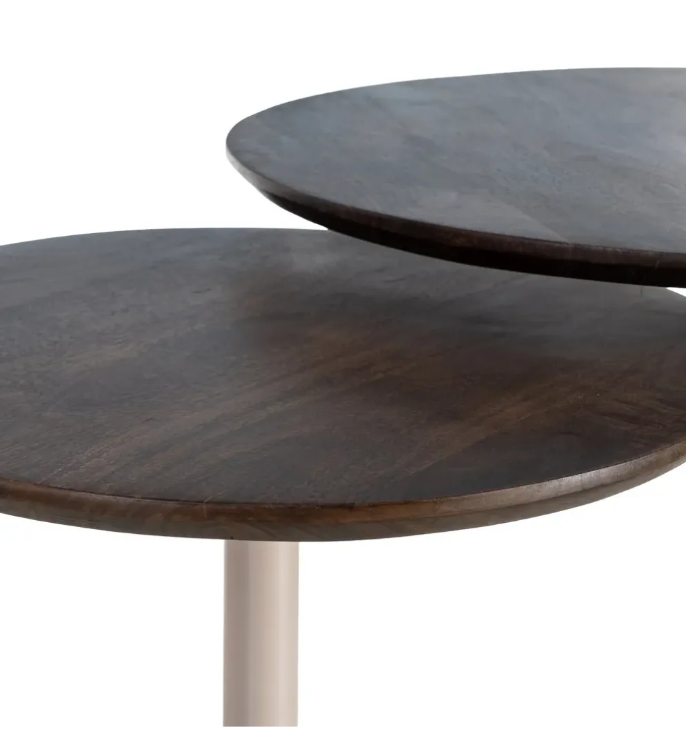 Zestaw 2 stolików kawowych TEKAN 80 cm