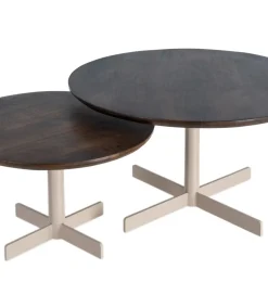 Zestaw 2 stolików kawowych TEKAN 80 cm